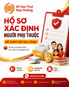 Hồ Sơ Người Phụ Thuộc Giảm Trừ Gia Cảnh Mới Nhất 2026